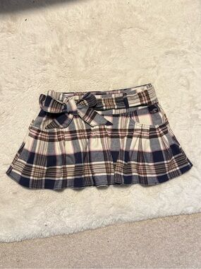 Vintage Hollister plaid mini skirt